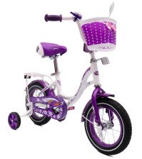 Велосипед Зайка 12" стальная рама 0948