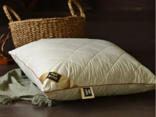 Подушка Овечья шерсть стеганая в микрофибре Бел-Поль 68х68