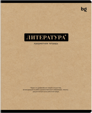 Тетрадь предметная 48 л BG Крафт Литература