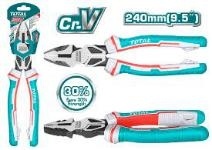 Плоскогубцы 240мм комбинированные высокопрочные TOTAL THT210906S