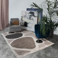 Ковер MIRAMAR дизайн J0362 1,2х1,7м kemik-beige