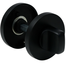 Завертка сантехническая WC-50  MB КВАДР матовый черный