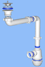 Сифон Грот смещенный 1 1/2х40 АНИ А5000