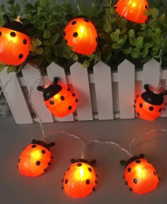 Гирлянда садовая 20LED Божья коровка 4м KOS_SOL110 