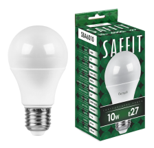 Лампа светодиодная Е27 10W/4000 А60 Saffit