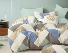 КПБ поплин Pure Cotton 400-PC 50х70+70х70 евро Cleo