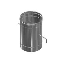 Шибер поворотный нержавейка (430/0,5мм) д115