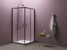 Душевое ограждение ECO QUAT TKK 90 S/1 silver transparent (Kolpa-san, Словения)