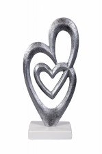 Статуэтка Сердце серебро
