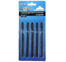 Пилки для электролобзика по дереву T301CD 5шт VERTEXTOOLS 