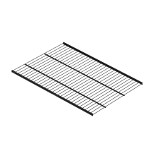 Сеточная полка 603х406 мм черная