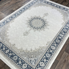 Ковер MARRAKECH 31374A BLUE-CREAM 2,0х2,0м круг