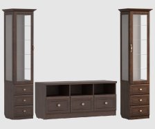 Гостиная "Данте" Р330.16/Р330.09/Р330.49 Дуб денвер коньячный