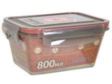 Контейнер герметичный пищевой 0,8л 0920/80 дымчатый