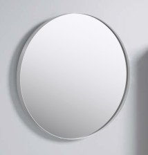 Зеркало RM -60 в металлической раме, белый