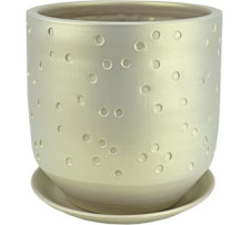 Горшок МАРГО цилиндр беж d24см h23cm 10л