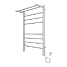 Полотенцесушитель "Аврора" П8 500х800 с полкой, КС9003 белый матовый, встроен диммер, электрический 
