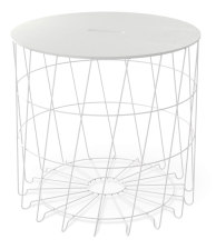 Стол журнальный SHT-CT41 мисандея/белый муар