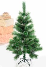 Елка 120см HJ120-81 серебро 100 веток