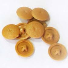 Заглушка для шурупа охра №2 50шт