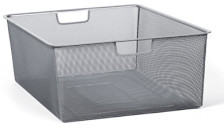 Мелкосеточная корзина 410х555х185 мм серая
