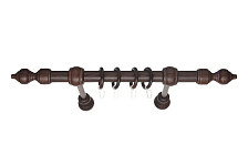 Карниз однорядный Венге (Орех) 1,8 м
