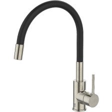 Смеситель для кухни однорычажный MILARDO Meal M01BN0FM05 сатин, гибкий излив