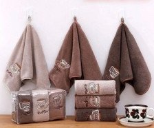 Набор салфеток микрофибра 25х50 - 6 шт Кофе Sonnet