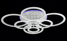 Люстра СТ МС-LI8429/8 WH (RGB) 132W 910x780x190мм 3000-4000K 