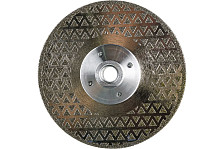 Диск алмазный 125х22,23/М14х2х28/3 Hilberg Super Ceramic Flange TRIO DIAMOND HM514