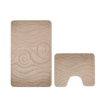 Коврики для ванной комнаты CАНАКС Classic Uni 202018 (2шт) 55х90см 55х45см бежевый 00318