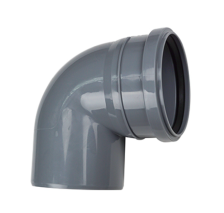 Отвод ПП канализационный D 110/90° ПОЛИТЭК (45)