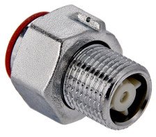 Полусгон с накидной гайкой и обратным клапаном 1/2" VTr.612