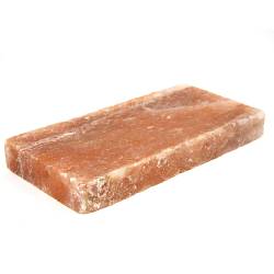 Плитка из гималайской соли 10х20х2,5 см шлиф