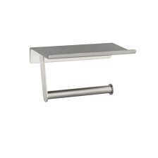 Держатель для бумаги без крышки GFmark с полочкой антивандальный 79924 нерж сталь/сатин