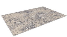 Коврик влаговпитывающий SHAHINTEX DIGITAL PRINT (35) с тиснением соты "Мрамор" 50х80 серо-бежевый