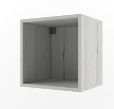 Полка НьюТон Грэй Куб белый лофт