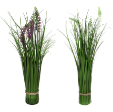 Куст трава декоративная с перьями 40см 501-560