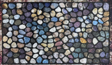 Коврик флокированный Морские камни 45х75см  