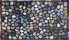 Коврик флокированный Морские камни 45х75см  