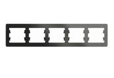 Рамка 5-м Glossa GSL000705 антрацит