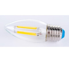 Лампа светодиодная Е27 11W/4000 свеча С35 Uniel Sky (прозрачный филамент)