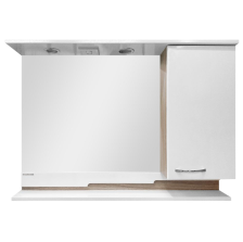 Зеркало со шкафчиком Каскад -105