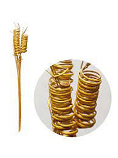 Ветки декор  Tripl Сane Сone 3шт желтые