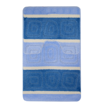 Коврики для ванной комнаты CАНАКС Silver (2шт) 60х100см 50х60см голубой 00205