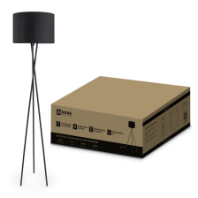 Торшер IN HOME THO 04Ч 60W Н1600мм 1хE27 Черный абажур, черная тренога