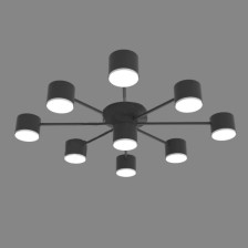 Люстра SR DOT-R001 D720 x H115 9х8W GX53 2.4кг