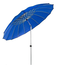 Зонт садовый D 2,4м синий А2072