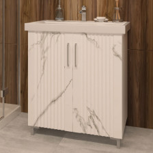 Тумба с раковиной Era-70 Монте белый