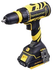 Шуруповерт HANSKONNER HCD1865C 18В 2х2 Ач, бесщеточный, кейс